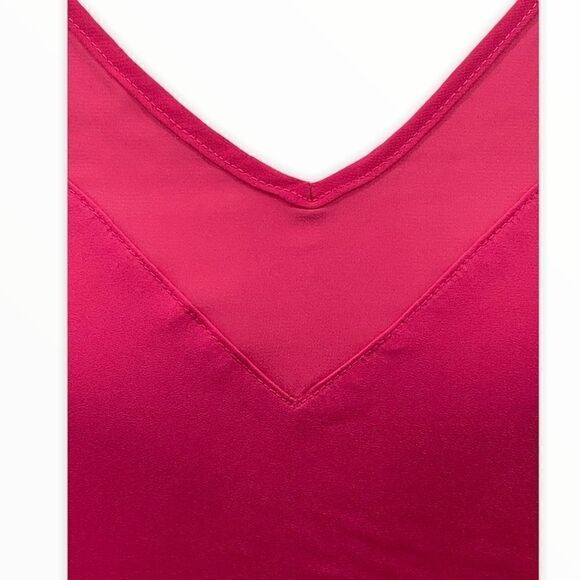 INC International Concepts Women’s Sheer-Trim Top - Picture 3 of 9
